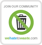Join the We Hate To Waste community!